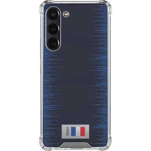 France Soccer Flag Galaxy S24 FE Clear Case